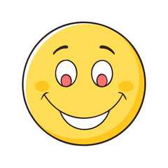 happy smiley face  icon, happy smiley face  vector illustration-simple illustration of happy smiley face , perfect for happy smiley face  logos and icons