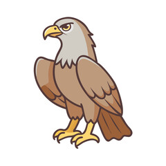 hawk  icon, hawk  vector illustration-simple illustration of hawk , perfect for hawk  logos and icons