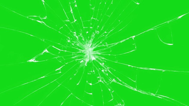footage of broken glass, with green screen in the background. Super slow motion of shattering glass against green screen background.
Crack Animation that looks like glass. footage of broken glass,