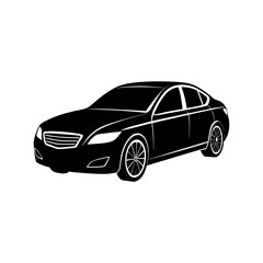 Car Silhouette vector illustration