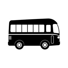 Bus Silhouette vector illustration
