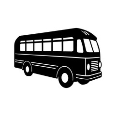 Bus Silhouette vector illustration