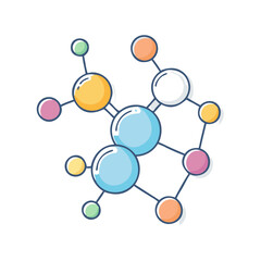 molecules  icon, molecules  vector illustration-simple illustration of molecules , perfect for molecules  logos and icons