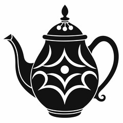 teapot isolated on white