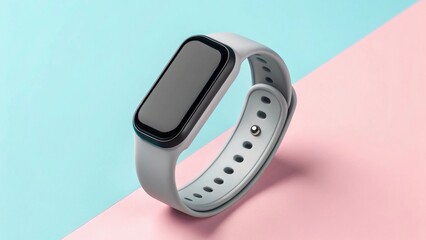 Wearable health technology mockup including fitness tracker and sensors highlighting personal wellness innovation
