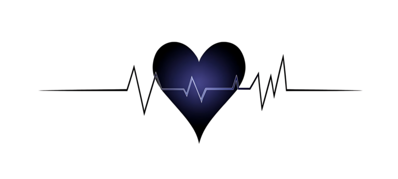 Heartbeat pulse, icon medicine logo, audio sound radio wave amplitude spike isolated on transparent background, High quality PNG file