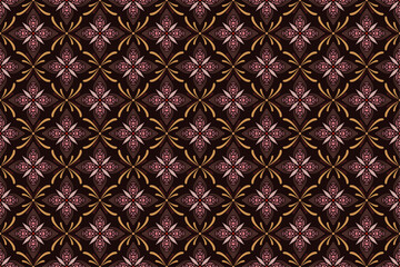 Batik Seamless Pattern With Dot
