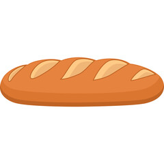 Bread Flat Illustration