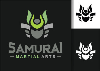 Samurai Head mask logo