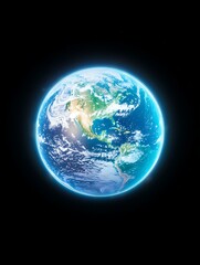 Earth in Space, Night View