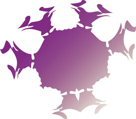 Mystical Glossy Purple Icons – Abstract Vector Symbols for Bold Interfaces, Expressive Branding, and Creative Editorial Design