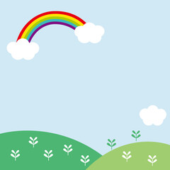 자연 풍경 벡터