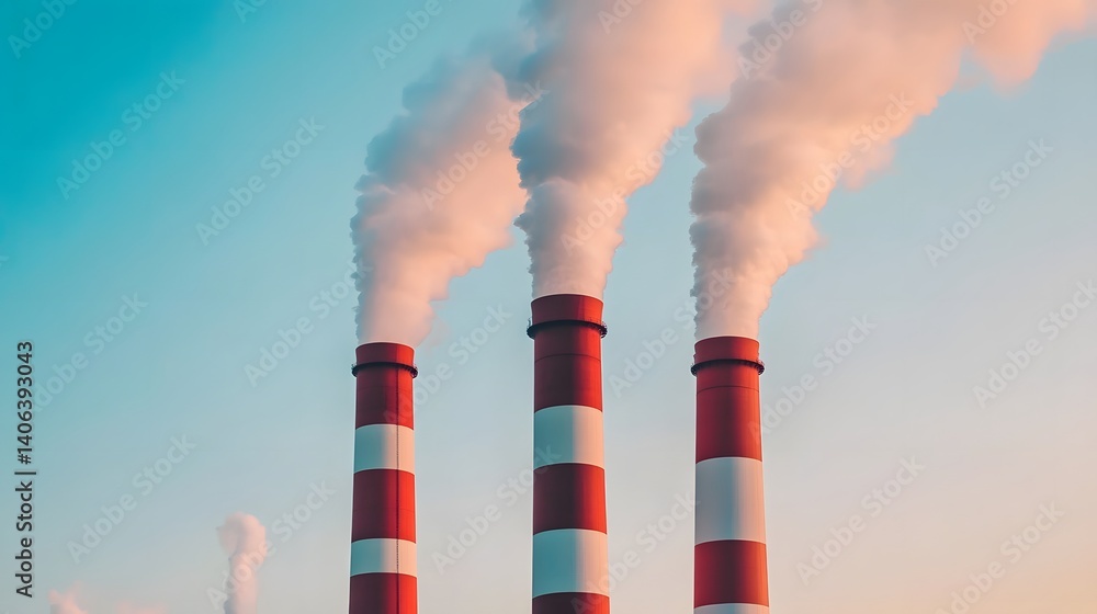 Poster ai-powered carbon tracking system analyzing environmental data for greener solutions