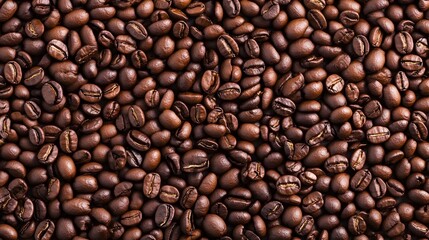 Coffee Bean Overlay with Subtle Textured Digital Pattern