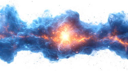 Electric spark isolated on white background, HD, realistic