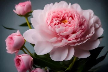 Fototapete Pfingstrosen Wunderschön blühende pinke Pfingsrosen  © biggi62