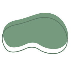 A smooth green abstract shape with organic curves and minimalist style, ideal for backgrounds, decorative graphics, and modern design elements.