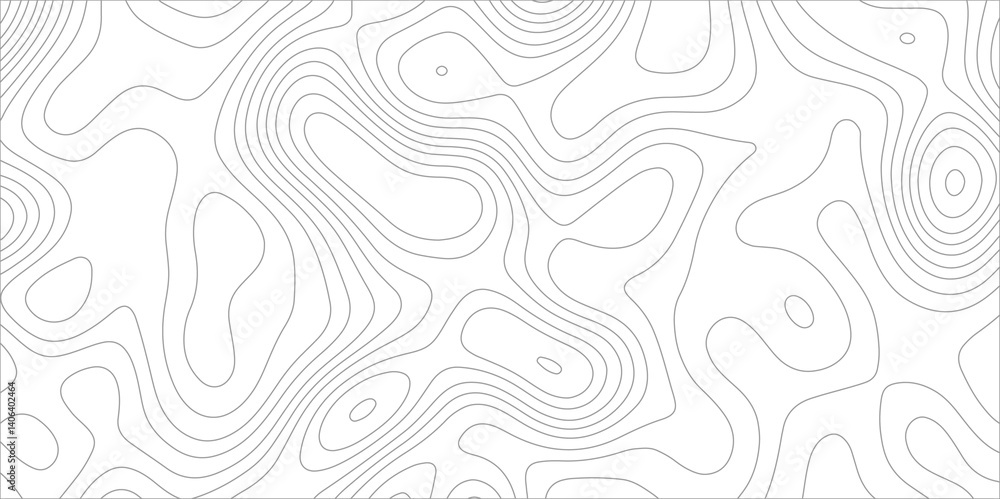 Poster abstract background with topographic map white background. the stylized height of the topographic ma