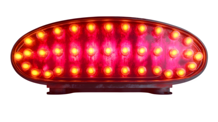 Glowing marquee lights, HD and realistic, isolated on white background