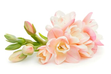 Fototapeta premium Tuberose Flower isolated on white background.close up.