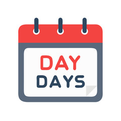 calendar vector all day 1 /31