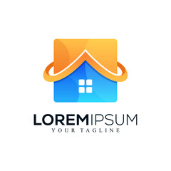 Abstract real estate logo design