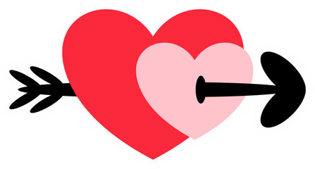 Sticker Love Design Element Set