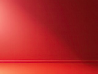 Obraz premium Red Gradient Background Studio Photography