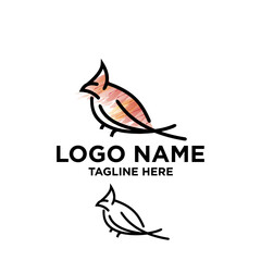 minimalist bird logo,line bird logo