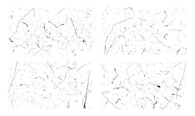 Dirty Grunge Textures Vector, black scratched texture, Dust and scratches design