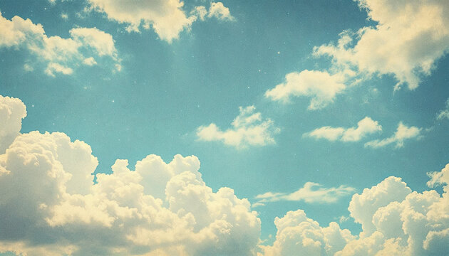 Vintage style of cloud and sky HD background