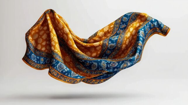 Floating patterned fabric