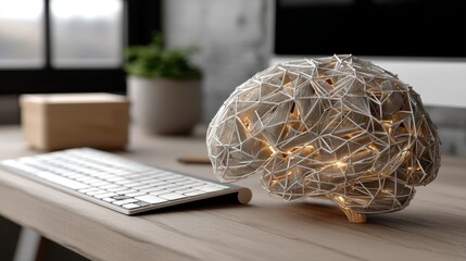 Detailed closeup, exploring the intricacies of a standard computer keyboard layout