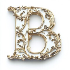 Ornate capital letter B