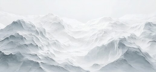 Obraz premium Majestic, snow-capped peaks in a vast mountain range