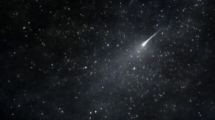 Generic Glowing Starfield Moment Lone Streaking