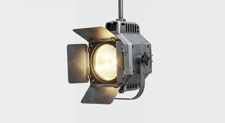 Professional gray spotlight fixture studio lighting