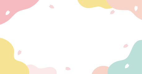 春をイメージしたおしゃれなフレーム