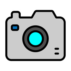 Camera Vector Filled Icon Design
