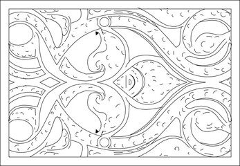 silhouette design vector illustration sketch drawing ornament decoration decoration background abstract line modern minimalist classic vintage ethnic