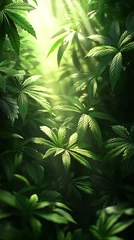 Wall murals Lush Jungle Wallpaper Breathtaking 4K Mobile Wallpaper for Stunning Screens