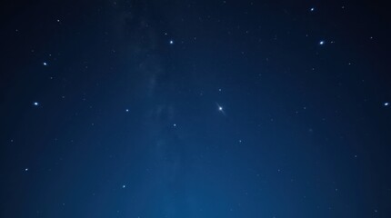 Naklejka premium Close-up of a constellation pattern, shimmering stars on a deep black sky, celestial beauty, cosmic exploration theme