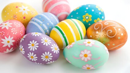 Obraz premium Colorful easter eggs