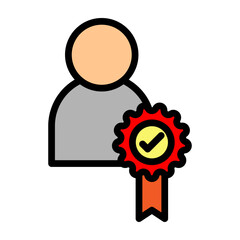Recognition Vector Filled Icon Design