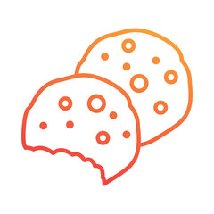 Naklejka premium Biscuits Icon