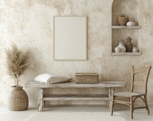 Rustic Entryway Display