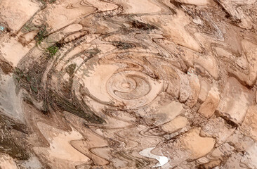 Old wood texture. Brown design textured background