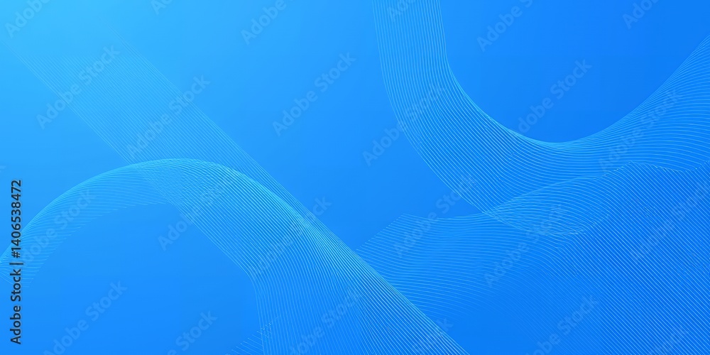 Poster abstract blue wave background design modern lines pattern texture