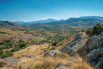 Mountain Valley Scenery