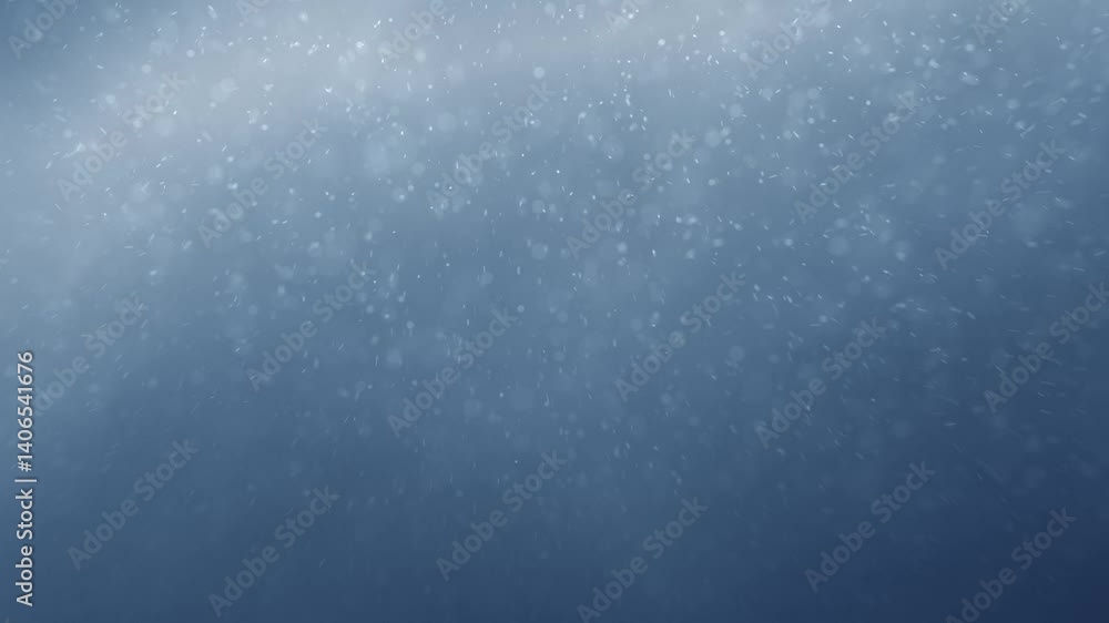 Poster realistic rain and snow falling loop motion background.